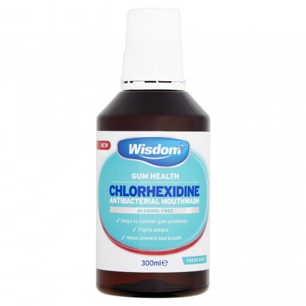 Ополаскиватель Wisdom Chlorhexidine Digluconate 0.2% с хлоргексидином, 300 мл