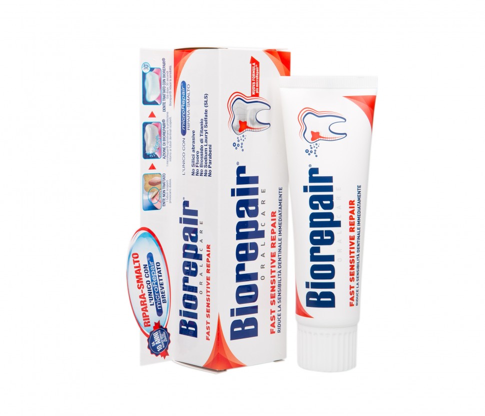 Зубная паста BioRepair Fast Sensitive Repair 75 мл
