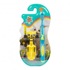 Детская зубная щётка Corlyse Kids Car NO.302 с игрушкой