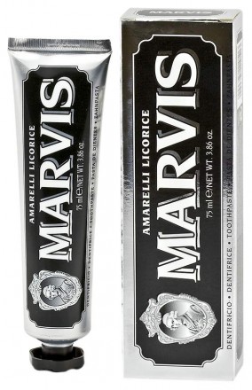 Зубная паста Marvis Amarelli Licorice, Лакрица Амарелли, 75 мл