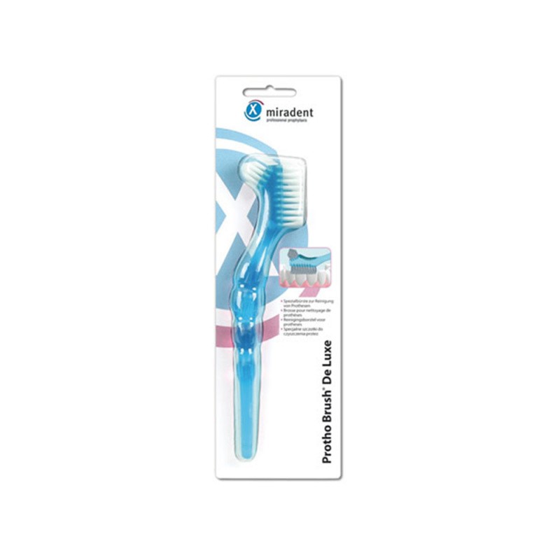Зубная щётка Miradent для съемных протезов (голубая)