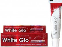 Зубная паста White Glo отбеливающая экстрасильная, 24 мл