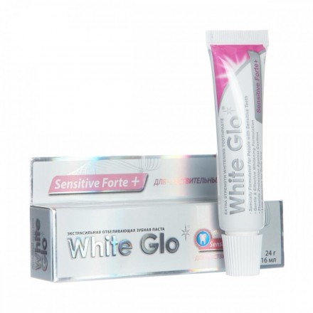 Зубная паста White Glo Sensitive отбеливающая, 16 мл