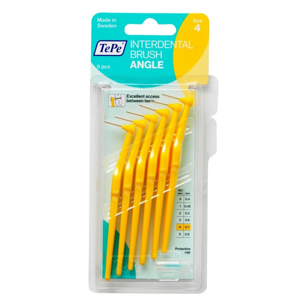 Ершики TePe Angle Yellow 0.7 мм