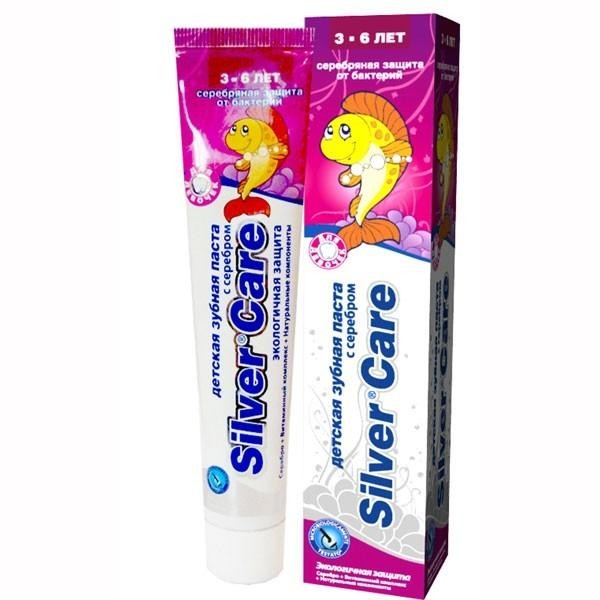 Зубная паста Silver Care для девочек 3-6 лет, 50 мл