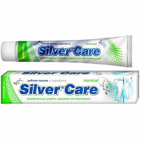 Зубная паста Silver Care - Normal со фтором, 75 мл