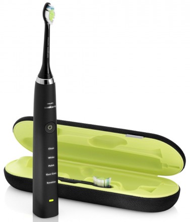 Звуковая электрическая зубная щётка Philips Sonicare DiamondClean Black HX9352