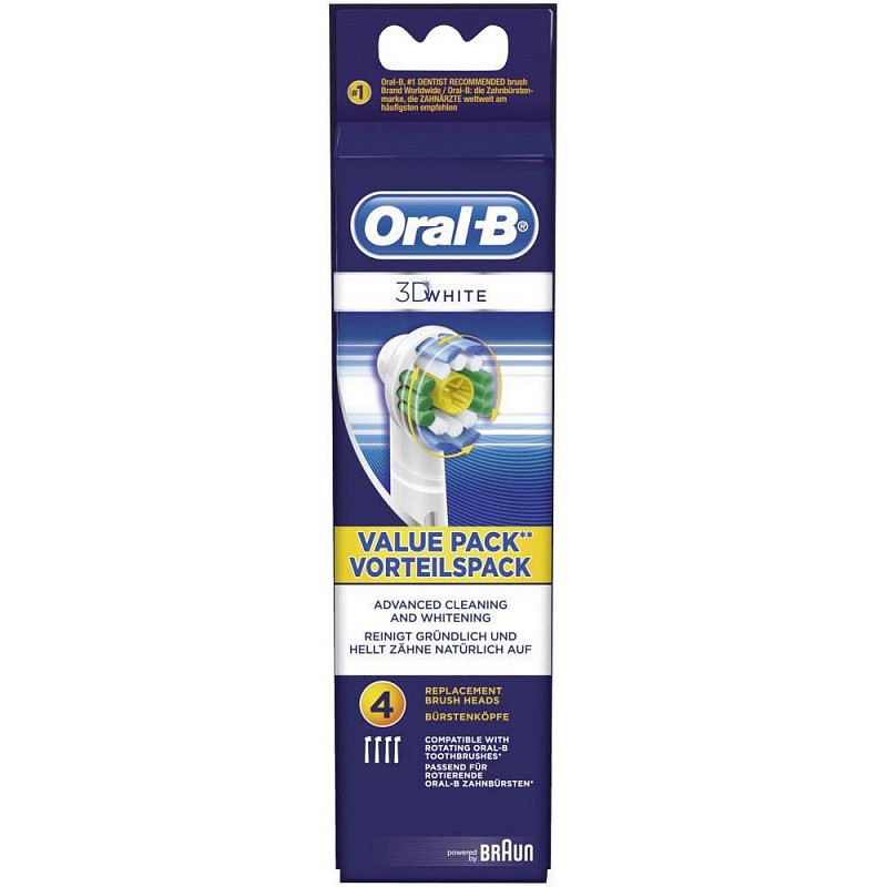 Насадки Braun Oral-B 3D White, 4 шт