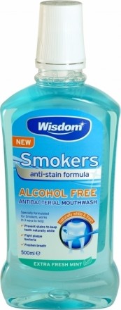 Ополаскиватель Wisdom Smokers Extra fresh mint, 500мл