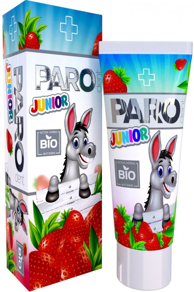 Зубная паста Paro Dent BIO Junior c витамином Е от 3 до 11 лет, 50 мл