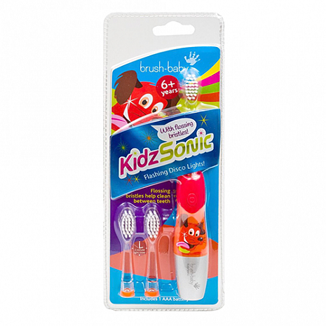Звуковая электрическая детская зубная щётка Brush-Baby KidzSonic BRB083 (от 6 лет)