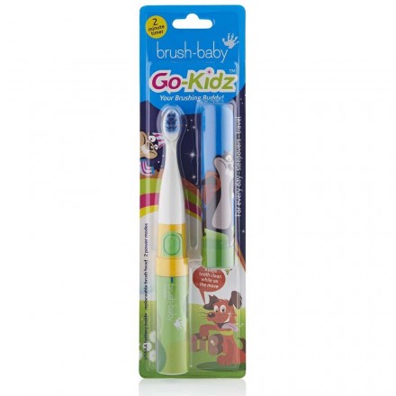 Электрическая детская зубная щётка Brush-Baby Go-Kidz (от 3 лет)