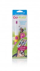Электрическая зубная щётка Brush-Baby Go-Kidz розовая (от 3 лет)