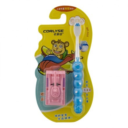 Детская зубная щётка Corlyse Kids Tank NO.303 с игрушкой