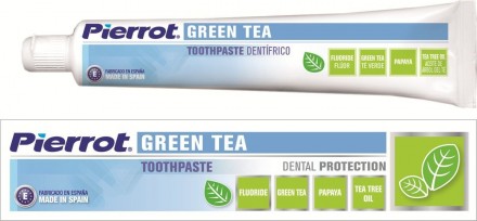 Pierrot Green Tea зубная паста 75 мл