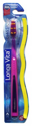 Зубная щетка Longa Vita Classic, средняя жесткость